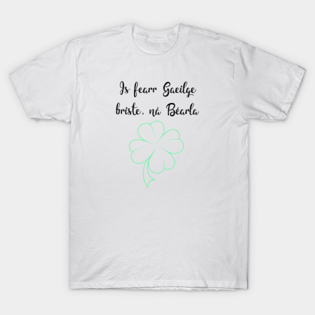 Broken Irish is better than clever English